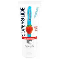 HOT Superglide - lubricante comestible sabor fresa - 75 ml