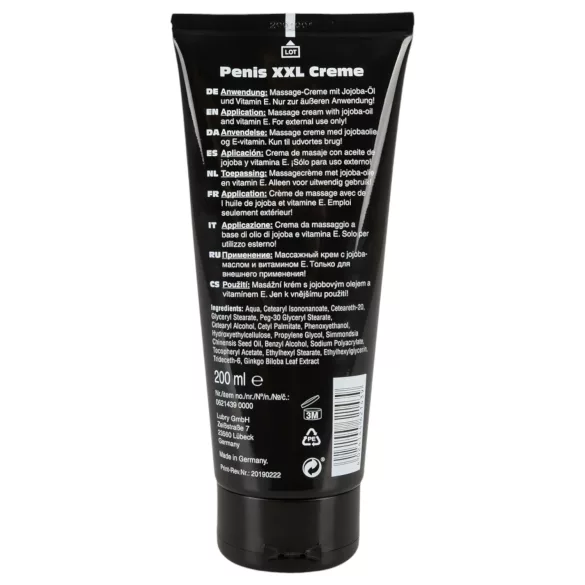 Pene XXL - crema íntima para hombres (200ml)