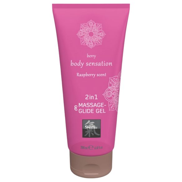 Shiatsu 2en1 Aroma de Frambuesa - Lubricante Masaje - Frambuesa (200ml)