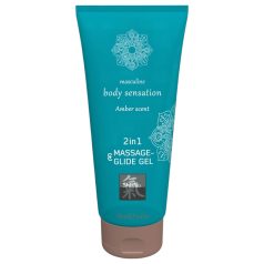   Shiatsu - aceite masaje y lubricante 2 en 1 - aroma ámbar - 200ml