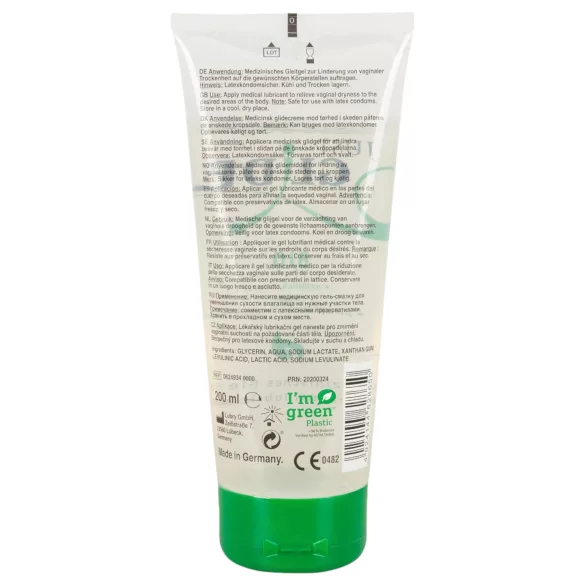 Just Glide Bio - lubricante vegano a base de agua (50 ml) - 200ml