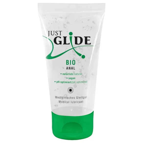 Just Glide Bio ANAL - lubricante anal vegano base agua 50ml