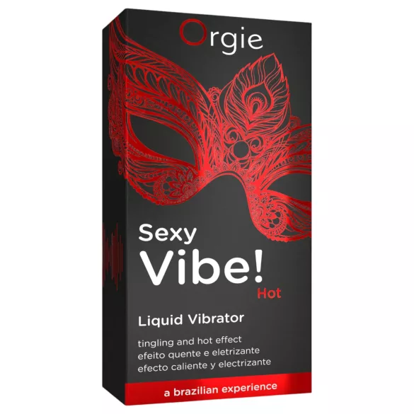 Orgie - Vibrador líquido efecto calor - fresa - 15ml