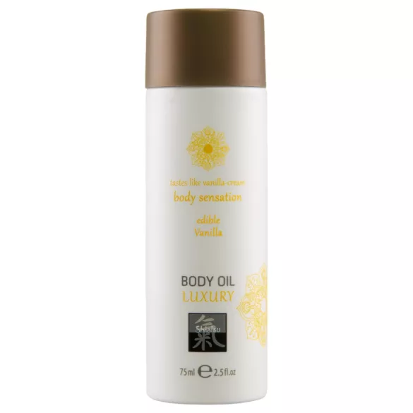 Shiatsu Luxury - aceite de masaje comestible - vainilla - 75 ml