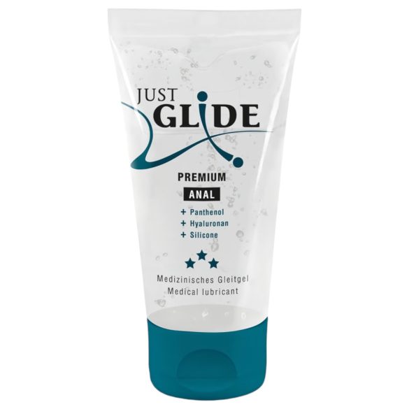 Just Glide Premium Anal - Lubricante anal nutritivo (50ml)