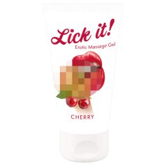 Lick it! - lubricante comestible 2 en 1 - cereza - 50ml