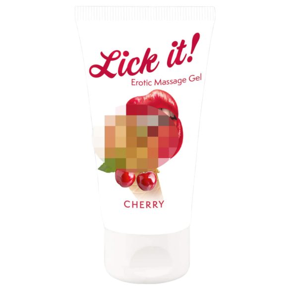 Lick it! - lubricante comestible 2 en 1 - cereza - 50ml