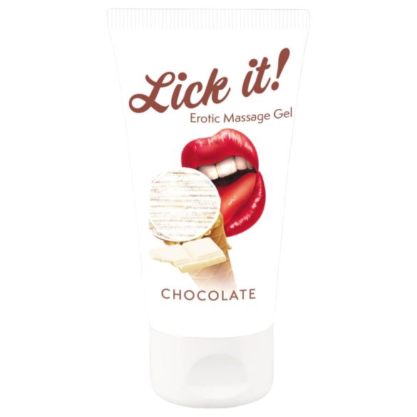 Lick it! - Lubricante comestible 2en1 - sabor chocolate blanco - 50ml