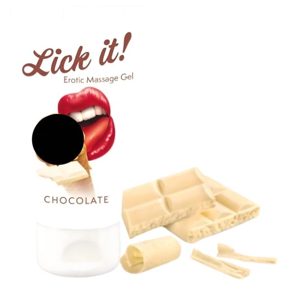 Lick it! - Lubricante comestible 2en1 - sabor chocolate blanco - 50ml