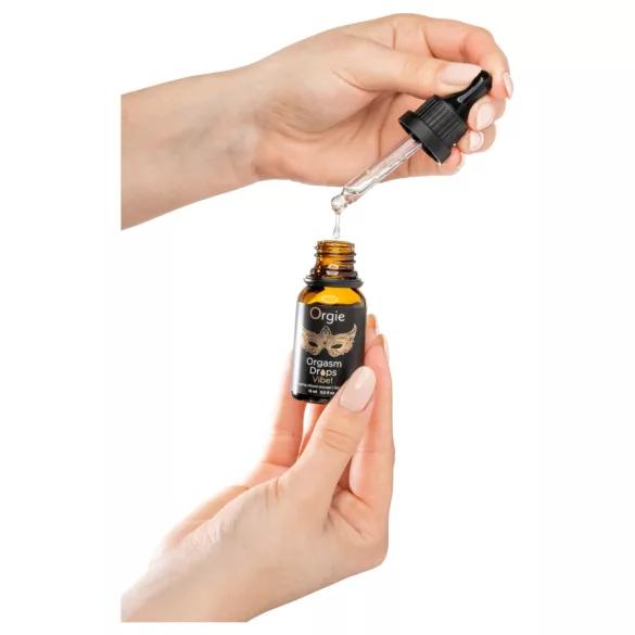 Orgie Orgasm Drops Vibe - gel íntimo hormigueante para mujeres (15 ml)