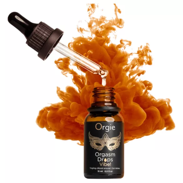 Orgie Orgasm Drops Vibe - gel íntimo hormigueante para mujeres (15 ml)