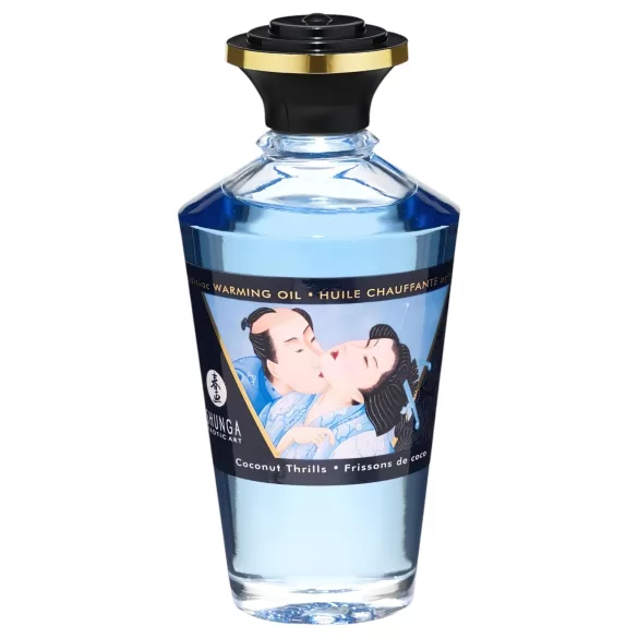 Shunga - aceite de masaje efecto calor - coco - 100ml