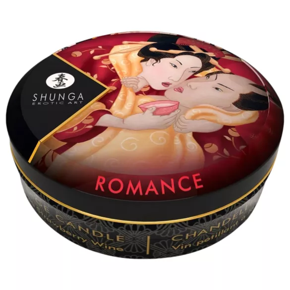 Shunga - vela de masaje - aroma fresa - 30 ml