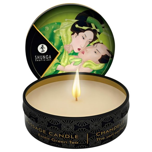 Shunga - Vela de Masaje - Té Verde (30ml)