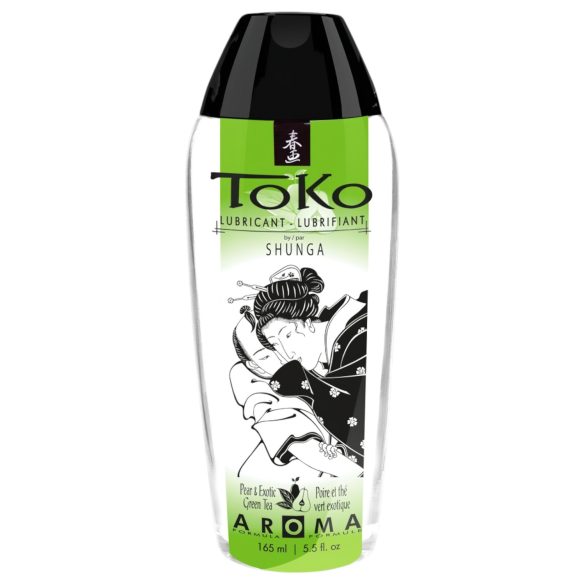 Shunga Toko - Lubricante a base de agua - Té verde con pera (165ml)