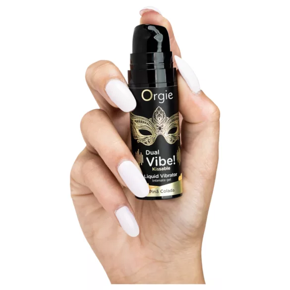 Orgie Dual Vibe! - vibrador líquido - Piña Colada (15 ml)