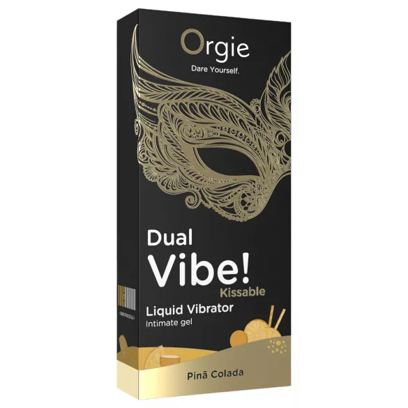 Orgie Dual Vibe! - vibrador líquido - Piña Colada (15 ml)