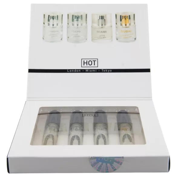 HOT - Perfume con feromonas para mujer - Pack 4x5ml