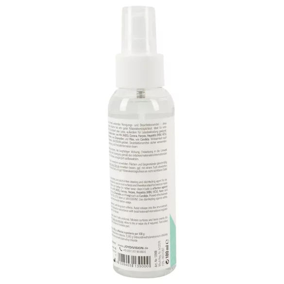 JoyDivision - spray desinfectante y limpiador - 100 ml