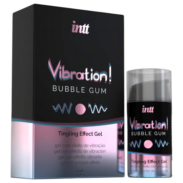 Intt Vibración! - vibrador líquido - chicle (15ml)