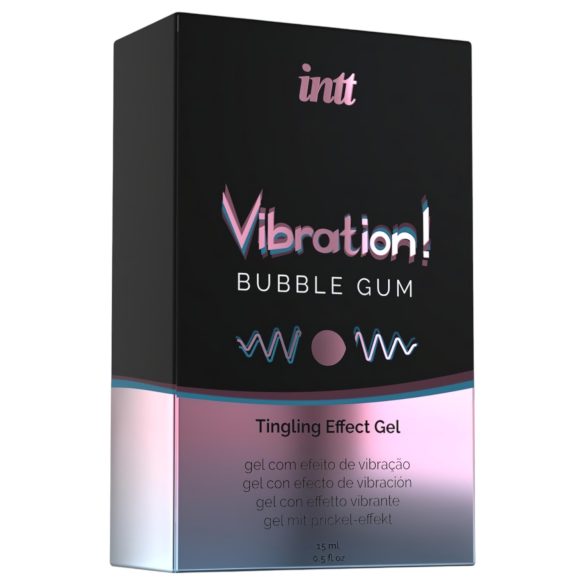 Intt Vibración! - vibrador líquido - chicle (15ml)