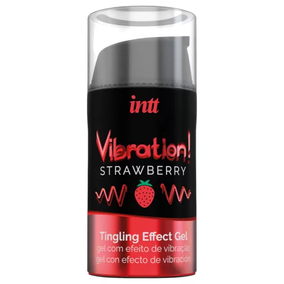 Intt Vibration! - gel vibrador líquido - sabor fresa - 15 ml