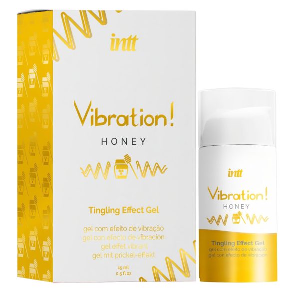 Intt Vibration! - vibrador líquido - efecto vibración - sabor miel 15ml