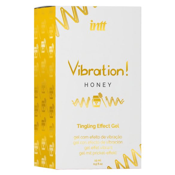 Intt Vibration! - vibrador líquido - efecto vibración - sabor miel 15ml