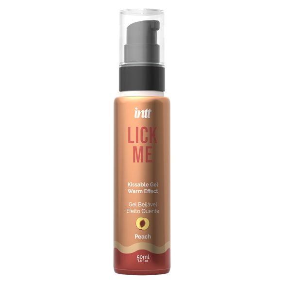 Intt Lick Me - Gel lubricante cálido sabor melocotón (50ml)