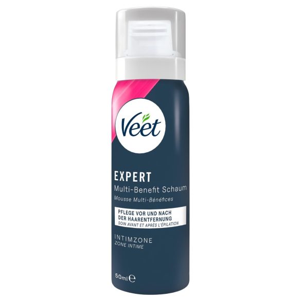 Veet - crema depilatoria íntima y espuma hidratante para mujer (2 x 50 ml)