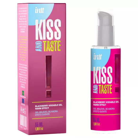 Intt Kiss and Taste - lubricante efecto calor - sabor mora - 55ml