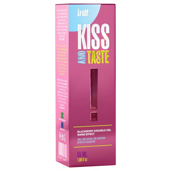 Intt Kiss and Taste - lubricante efecto calor - sabor mora - 55ml