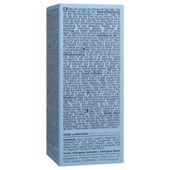 Mister Size - gel retardante de la eyaculación (50ml)