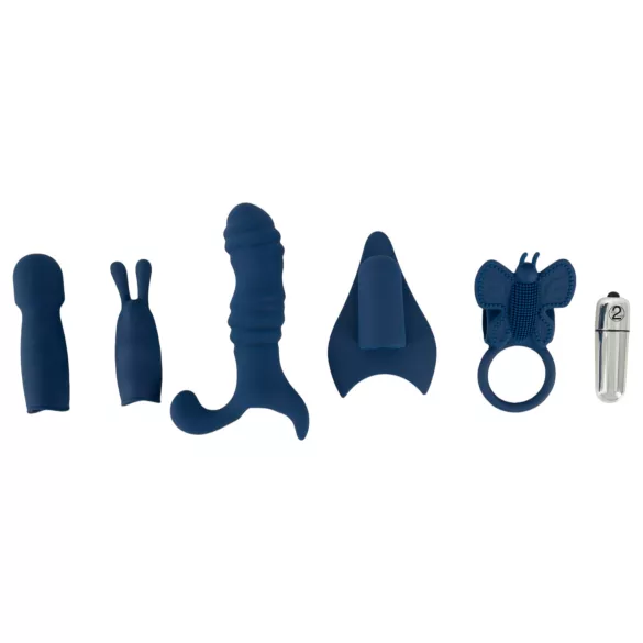 Magic Shiver - set de vibradores - silicona azul