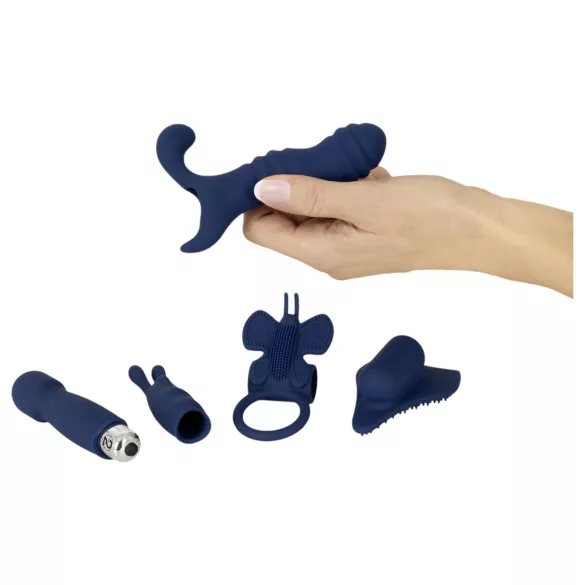 Magic Shiver - set de vibradores - silicona azul