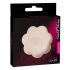 Cubrepezones florales Cottelli - 12 piezas naturales