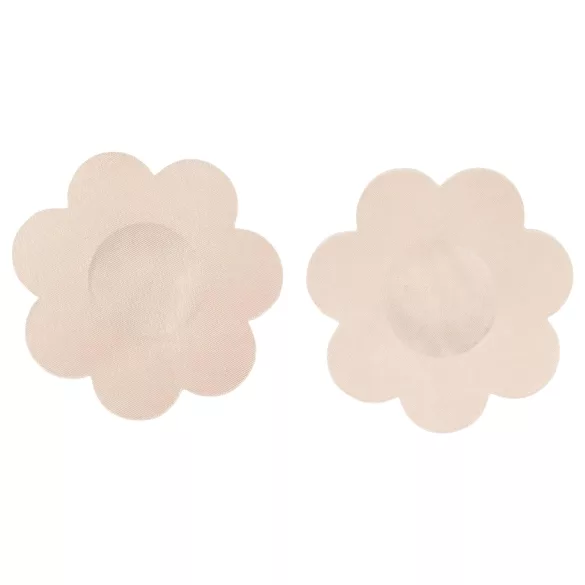 Cottelli - cubre pezones autoadhesivos flor - color natural - 12 unidades