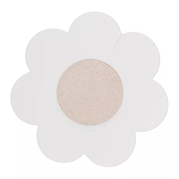 Cottelli - cubre pezones autoadhesivos flor - color natural - 12 unidades