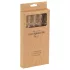 Straw Willy - pajilla con pene - transparente - set de 4 unidades