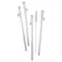 Straw Willy - pajilla con pene - transparente - set de 4 unidades