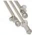 Straw Willy - pajilla con pene - transparente - set de 4 unidades