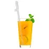 Straw Willy - pajilla con pene - transparente - set de 4 unidades