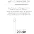 Straw Willy - pajilla con pene - transparente - set de 4 unidades