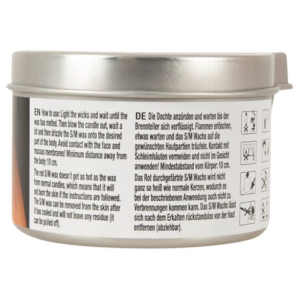 BDSM High Temperature - vela corporal para masaje de parafina - 100 ml