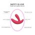 Cotoxo Saddle - Vibrador prostático remoto (rojo)