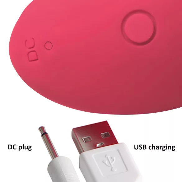 Cotoxo Saddle - masajeador prostático con mando - silicona roja