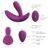 Cotoxo Montura: Vibrador prostático control remoto (púrpura)