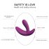 Cotoxo Montura: Vibrador prostático control remoto (púrpura)