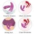 Cotoxo Montura: Vibrador prostático control remoto (púrpura)