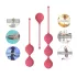 Cotoxo Belle - Set de bolas chinas 3 piezas - silicona roja